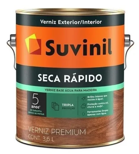 VERNIZ BASE D'AGUA 3,6L BR PIGMENTADO