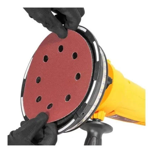 DISCO DE LIXA C/ VELCRO C/ FURO GRAO 320 7''