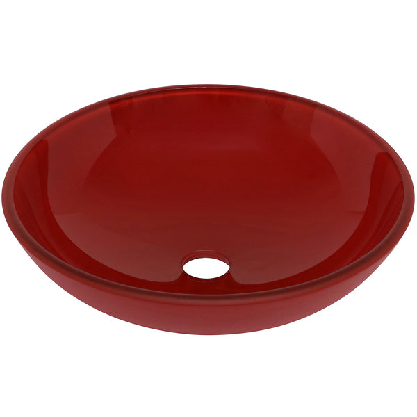 CUBA DE APOIO VIDRO VERMELHA