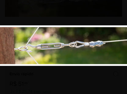 ESTICADOR P/ CABO DE AÇO 3/8''