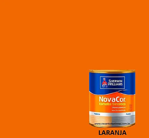 ESMALTE SINTETICO NOVACOR LARANJA 3,6L