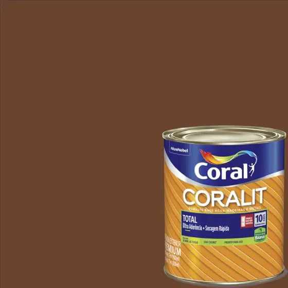 ESMALTE CORALIT BASE AGUA TABACO 900ML