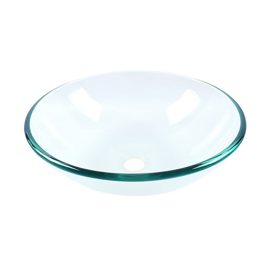 CUBA DE APOIO VIDRO FOLHA REDONDA