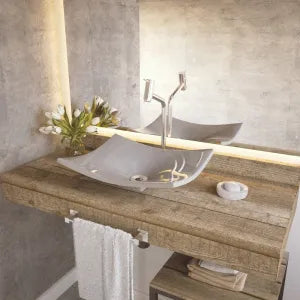 CUBA DE APOIO VIDRO FOLHA FUMÊ