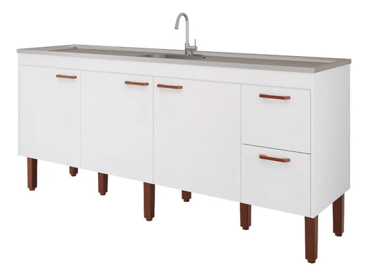GABINETE MGM COZINHA SLIM 1,74 BRANCO
