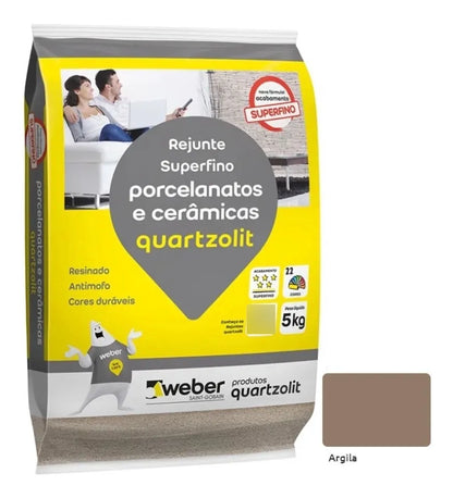 REJUNTE QUARTZOLIT PORCELANATO ARGILA