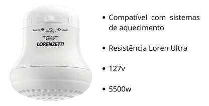 DUCHA 127V 5500W