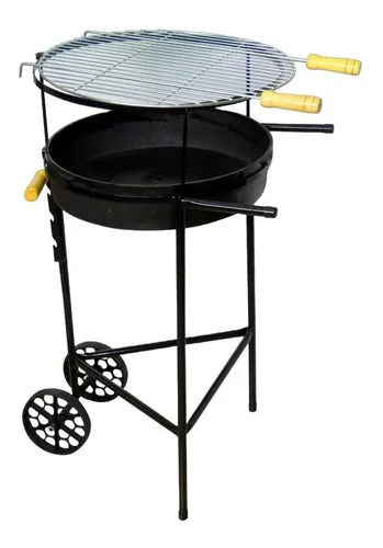 CHURRASQUEIRA CARRINHO REDONDA