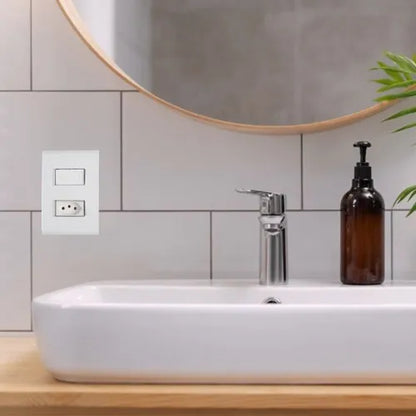 INTERRUPTOR TRAMONTINA 2 SIMP + 1 TOM