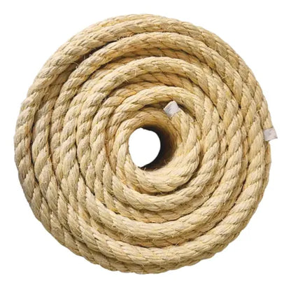 CORDA TRANÇADA SISAL MULTICOR 10MM