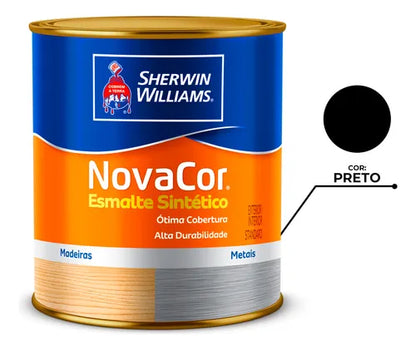 ESMALTE SINTETICO NOVACOR PRETO FOSCO 900mL