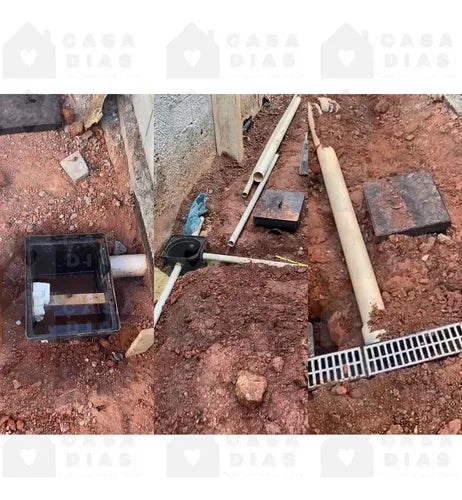 CAIXA P/ ESGOTO GRANDE PRETA