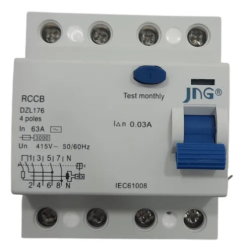 DISJUNTOR IDR TETRAPOLAR 63A