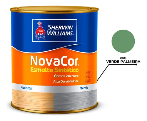 ESMALTE SINTETICO NOVACOR VERDE PALMEIRA 900mL
