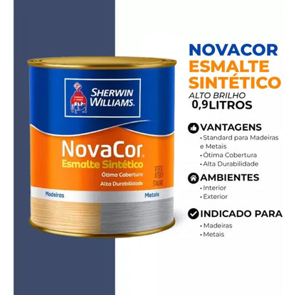 ESMALTE SINTETICO NOVACOR AZUL DEL REY 900mL