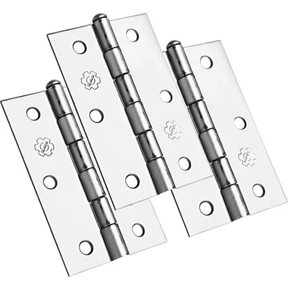 DOBRADIÇA GALVANIZADA 3.1/2'' CARTELA C/ 3 PEÇAS