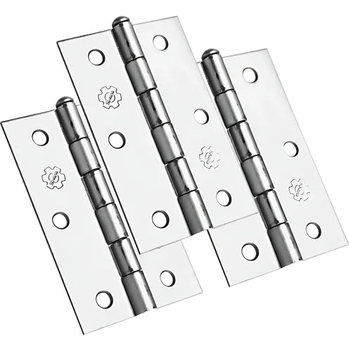 DOBRADIÇA GALVANIZADA 3.1/2'' CARTELA C/ 3 PEÇAS