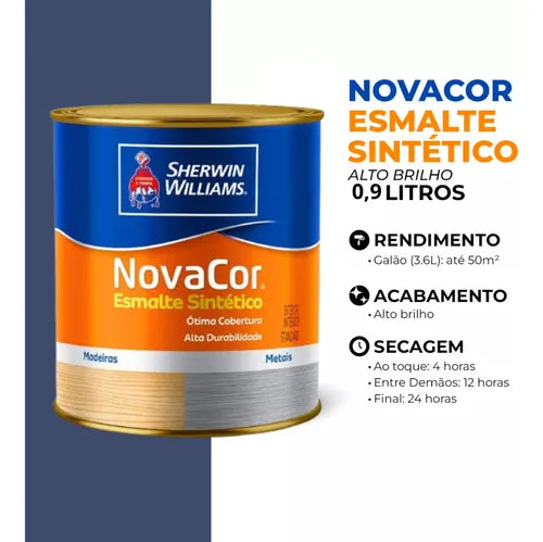 ESMALTE SINTETICO NOVACOR AZUL DEL REY 900mL