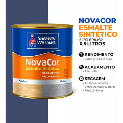 ESMALTE SINTETICO NOVACOR AZUL DEL REY 900mL