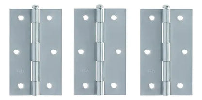 DOBRADIÇA GALVANIZADA 4'' CARTELA C/ 3 PEÇAS