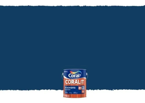 ESMALTE CORALIT BASE AGUA AZUL DEL REY 900mL