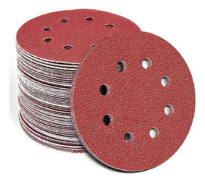 DISCO DE LIXA C/ VELCRO C/ FURO GRAO 400 7''