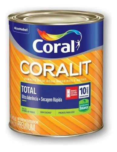 ESMALTE CORALIT BASE AGUA BRANCO PERMANENTE