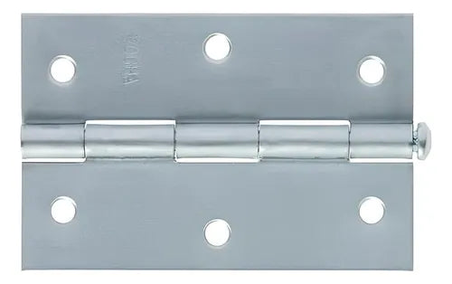 DOBRADIÇA GALVANIZADA 4'' CARTELA C/ 3 PEÇAS