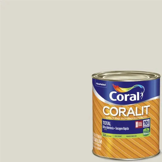 ESMALTE CORALIT BASE AGUA BRANCO GELO 900mL
