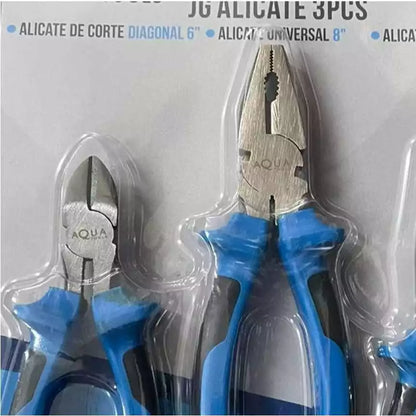 JOGO ALICATE 3 PEÇAS AQUATOOLS