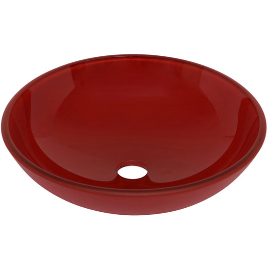 CUBA DE APOIO VIDRO VERMELHA