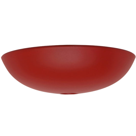 CUBA DE APOIO VIDRO VERMELHA