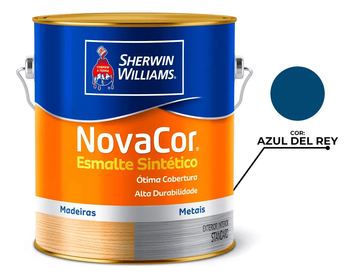 ESMALTE SINTETICO NOVACOR AZUL DEL REY 3,6L