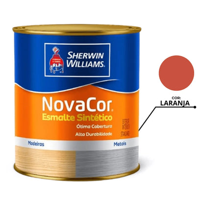 ESMALTE SINTETICO NOVACOR LARANJA 900ML