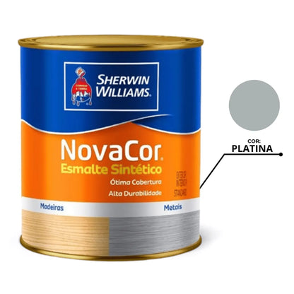 ESMALTE SINTETICO NOVACOR PLATINA 900ML