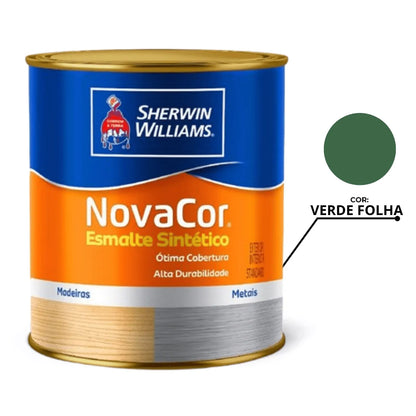 ESMALTE SINTETICO NOVACOR VERDE FOLHA 900mL