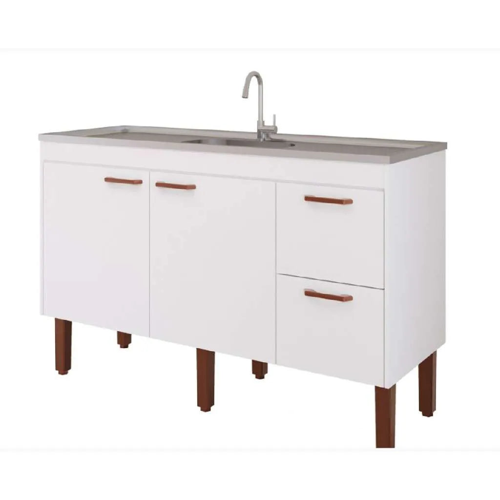 BALCÃO MGM COZINHA SLIM 1,44 BRANCO