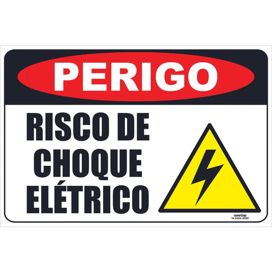 PLACA RISCO ELÉTRICO