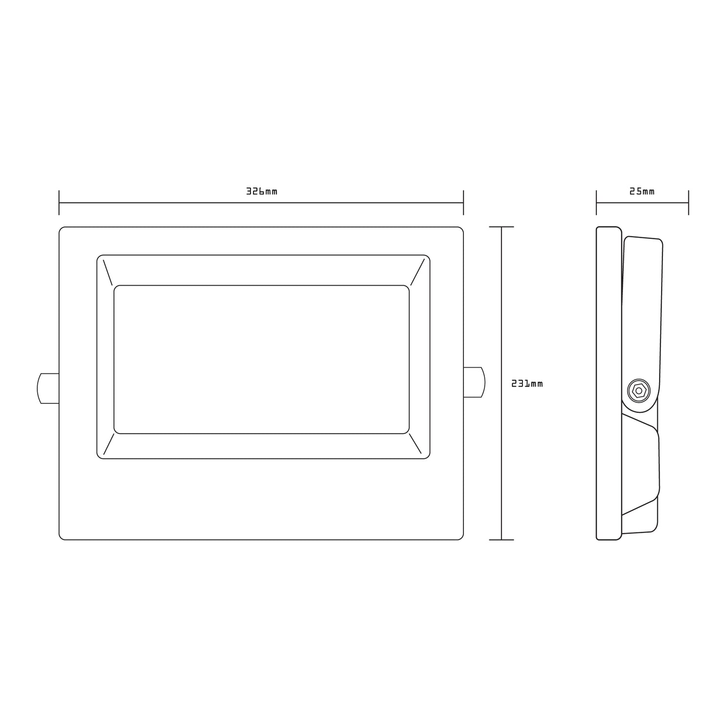 REFLETOR AMARELO 300W