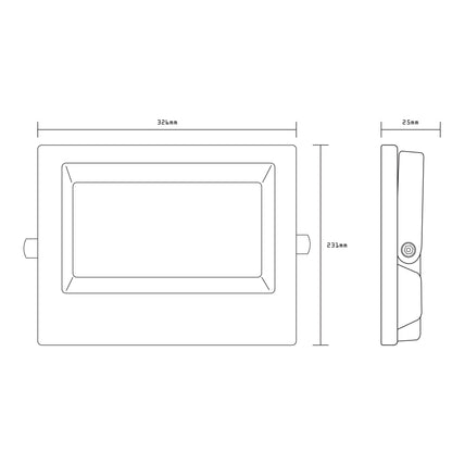 REFLETOR AMARELO 300W
